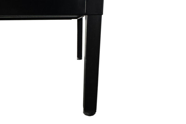 Κομοδίνο μεταλλικό Drawdoor-40 γαλβανιζέ μαύρο 40x40x57εκ. με 1 μεταλλικό ράφι και 1 πορτάκι - Image 4