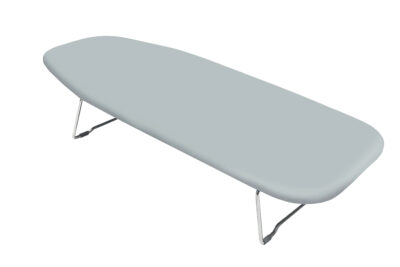 Σιδερώστρα πάγκου Easy plus γκρι Decor μονόχρωμο 30x70x8,5εκ. πτυσσόμενη γκρι μεταλλική βάση
