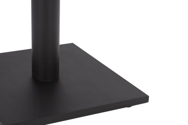 Βάση τραπεζιού μεταλλική μαύρη ματ 40x40x72εκ. με ρεγουλατόρους - Image 5