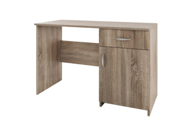 Γραφείο Bill-3023 Ξύλινο Oak Sonoma Dark 1 Συρτάρι 1 Ντουλάπι 110x50x70εκ.