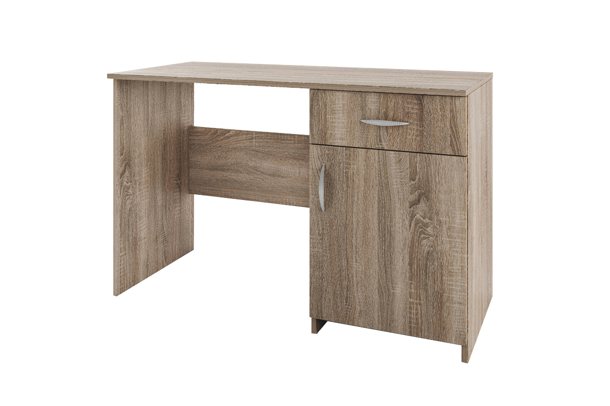 Γραφείο Bill-3023 Ξύλινο Oak Sonoma Dark 1 Συρτάρι 1 Ντουλάπι 110x50x70εκ.