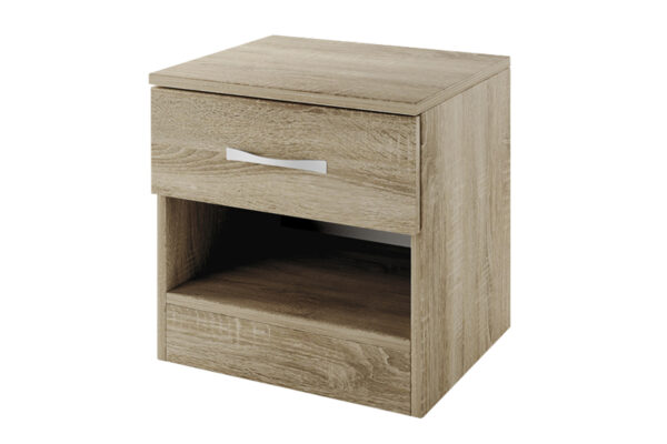 Κομοδίνο 3007 Ξύλινο Oak sonoma-Oak sonoma με 1 συρτάρι 1 ράφι 40x35,5x41εκ.