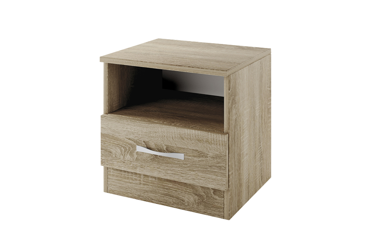 Κομοδίνο 3007 Ξύλινο Oak sonoma-Oak sonoma με 1 συρτάρι 1 ράφι 40x35,5x41εκ. - Image 4