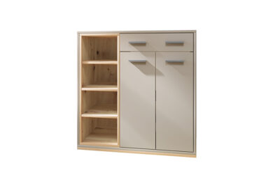 Παπουτσοθήκη-Ντουλάπι 4074 ξύλινη Chamaigne- Artisan Oak με 2 πόρτες 4 ράφια 80x33,5x82εκ. μελαμίνης