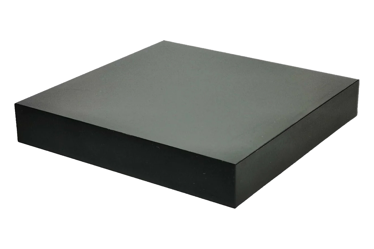 Ράφι τοίχου 685111 ξύλινο μαύρο 23x23,5x3,8εκ. με μεταλλικά κρυφά στηρίγματα