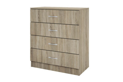 Συρταριέρα 3003 ξύλινη με 4 συρτάρια Oak Sonoma- Oak Sonoma 80x43,5x91εκ.