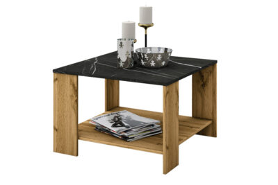 Τραπέζι σαλονιού 6260 Dakota Oak- Murble Petra με 1 ράφι 67x67x44εκ.